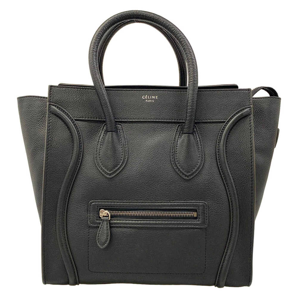 Celine Luggage Mini Shopper Black #324745C12B